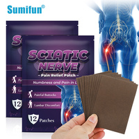 Patchs adhésifs en gros pour points d'acupuncture du nerf sciatique, pour le corps, le cou, le genou, soulagement des douleurs fessières, soins corporels