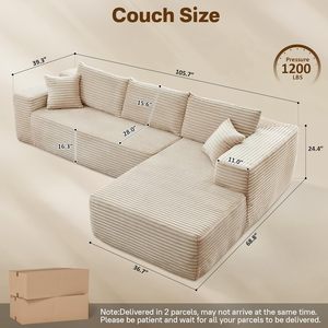 Tùy chỉnh L hình dạng <span class=keywords><strong>sofa</strong></span> cắt couch hiện đại sang trọng vải to sợi nén <span class=keywords><strong>sofa</strong></span> cho phòng khách phòng ngủ căn hộ - Product Image 2