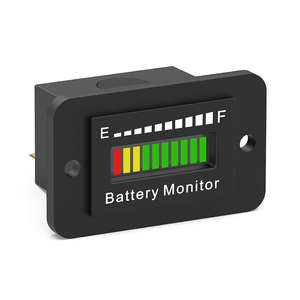 12V 24V 36V 48V 60V 72V LED <b>Battery</b> Monitor Meter <b>Battery</b> Fuel Gauge Indicator Lead-Acid & Lithium Ion <b>Battery</b> <b>Tester</b> for Car - Product Image 1