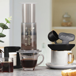 Ulema Press – <span class=keywords><strong>Cafetière</strong></span> à piston portable de luxe léger au design <span class=keywords><strong>vintage</strong></span> avec filtre pour café filtre - Product Image 4