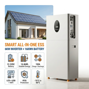 6KW 16KWH All In One Inverter And Battery <b>System</b> Off <b>Grid</b> Home Energy Storage ESS With MPPT WiFi Parallel Support - Product Image 1