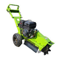 Démarrage électrique 15hp Loncin Moteur à essence Meuleuse de souche remorquable