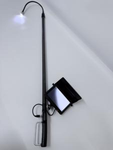 7 inç Katlanabilir 3 m Teleskopik Kutup Deprem Kurtarma Ekipmanları Yaşam Dedektörü Kurtarma Güvenlik Muayene Kamerası Endoskop - Product Image 5