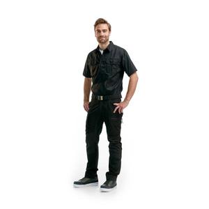 BLAKLADER - 329611909900XXL Chemise en sergé Noir-CHEMISES DE TRAVAIL EAN 7330509481080 - Product Image 3