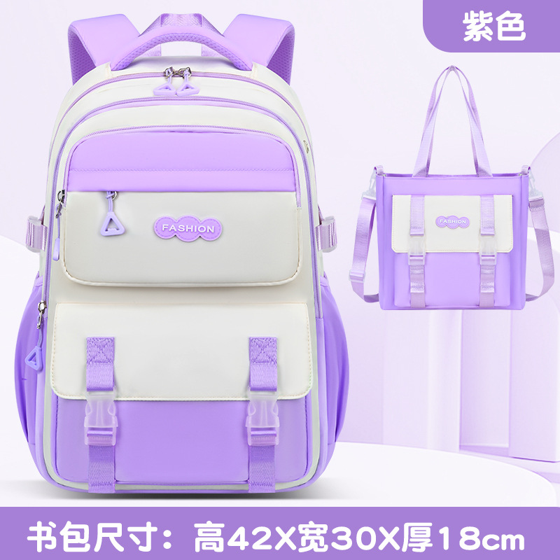 Purple tutoring bag