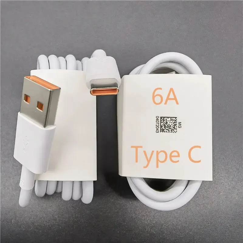 Best Quality 6A Super Fast Charging Cable Type C Data Cable USB-C 66W Fast Charger Cable For Huawei/Xiaomi/Samsung/Macbook