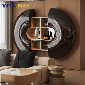 Gabinetes <span class=keywords><strong>de</strong></span> barra <span class=keywords><strong>de</strong></span> pared <span class=keywords><strong>de</strong></span> acero inoxidable 304, gabinete <span class=keywords><strong>de</strong></span> diseño <span class=keywords><strong>de</strong></span> erizo <span class=keywords><strong>de</strong></span> <span class=keywords><strong>mar</strong></span> portugués, gabinete <span class=keywords><strong>de</strong></span> vino para Bar en casa montado en la pared estirable - Product Image 3