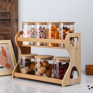 7-Piece <b>Kitchen</b> Storage Spice <b>Rack</b> Organizer for Cabinet Spice <b>Rack</b> Organizer Food Storage Containers with Lids - Product Image 6