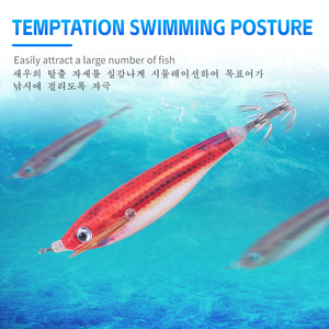 SquidDuke 10cm/10g TOTO pesca EGI <span class=keywords><strong>calamari</strong></span> Jig polpo <span class=keywords><strong>seppie</strong></span> richiamo luminoso pesca acqua salata calamaro esca Jig - Product Image 4