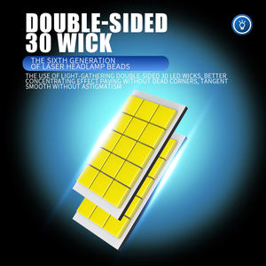 200w הוביל אור פנס קנבוס מפענח כפול נחושת צינור ערפל נורות עם מאוורר אוטומטי - Product Image 6