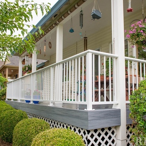 Ringhiera <span class=keywords><strong>per</strong></span> Balcone da Interno ed Esterno con Ringhiera in Alluminio Verniciato a Polvere Bianca - Product Image 1