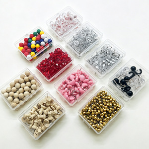 Hongzun Transparent Decorative Thumbtacks Plastic Bulletin <b>Board</b> Pins For Message <b>Board</b> - Product Image 2