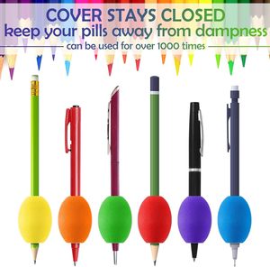 EVA Foam 6 Colors Egg Shape <b>Cushioned</b> Holders Egg Pen-Pencil Grips for Kids Pencil Holder Writing Aid Grip <b>Trainer</b> Pen Grip - Product Image 4