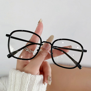 25818 Venta caliente fotocromático fotogray lentes Marco de anteojos de Metal ovalado ordenador gafas ópticas - Product Image 4