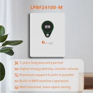 Batterie solaire 2,5 kW, batterie au phosphate de fer et de lithium 24 V 100 Ah, solaire et batterie pour la maison - Product Image 3