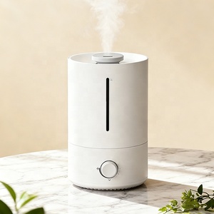 Nouvel humidificateur ultrasonique à brume froide de 4 L pour grande pièce, humidificateur d'air commercial pour la maison avec veilleuse 7 couleurs - Product Image 1