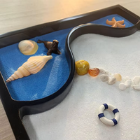 Kit de jardin zen Ocean Beach avec accessoires de jardin zen DIY Mini ensemble de jardin zen pour enfants méditation paisible Vente en gros