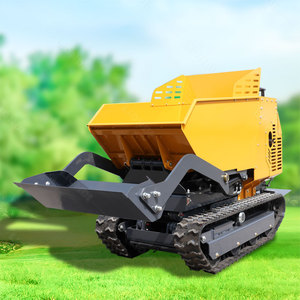 Mini-dumper sur chenilles avec <span class=keywords><strong>pelle</strong></span> frontale, camion benne hydraulique compact, idéal pour les travaux de génie civil – Vente directe usine - Product Image 1