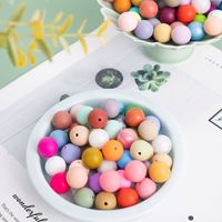 Nuevos productos 2023 único bebé masticable silicona diente Focal mordedor Bpa joyería al por mayor cuentas no tóxicas