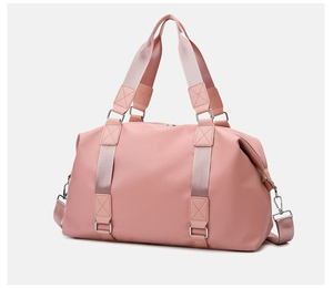 Sacs de <span class=keywords><strong>voyage</strong></span> pour le week-end avec LOGO personnalisé <span class=keywords><strong>Sac</strong></span> de sport fourre-tout de grande capacité pour femmes avec poche arrière zippée - Product Image 3