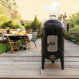 Griglia a Carbone Verticale in Acciaio al Carbonio da 17 Pollici, Barbecue per Esterni e Campeggio - Product Image 6