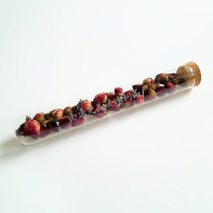 Tube à essai en verre borosilicate Tianjing 30x200mm avec bouchon en liège, tube de stockage pour thé rose, fabrication sur mesure par le fabricant - Product Image 4