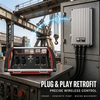 Control Remoto Industrial Universal NOMI NMBZ-002 para Grúas y Maquinaria de Elevación, Opciones de Código Fijo, IP67, Personalizable OEM