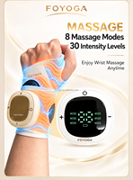 FOYOGA OEM ODM Marque Privée Masseur Chauffant à Impulsions EMS Portable pour Poignet, Genou, Coude, Bras, Jambe – Compresse Chaude – Vente en Gros
