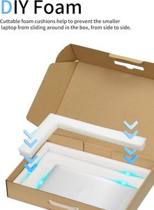 Máy tính xách tay Box cho lên đến 17.3 inch máy tính xách tay máy tính, tông máy tính xách tay vận chuyển hộp, máy tính xách tay an toàn hộp bưu phẩm - Product Image 4