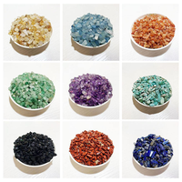 En Gros 100g Graviers de Cristal Mélange de Matériaux, Paillettes de Cristal Naturel Améthyste Quartz Rose Graviers Roulés