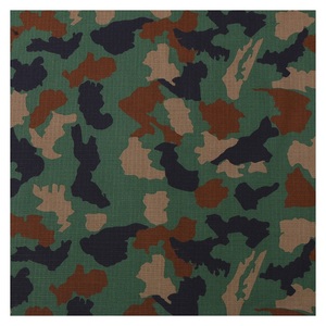 Camouflage <b>Fabric</b> Polyester Cotton 120GSM 58/60 Inch Woven Breathable <b>Medium</b> Weight Apparel Uniform Material - Product Image 1