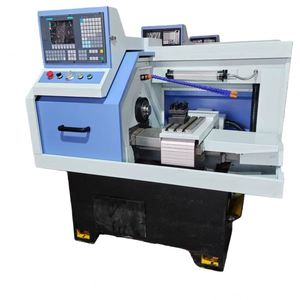 เครื่องกลึงโลหะขนาดเล็ก CNC ความแม่นยำสูง รุ่น CK0640 ระบบควบคุม GSK พร้อมตัวป้อนแท่งโลหะ สำหรับงานตัดโลหะระดับกลาง - Product Image 1