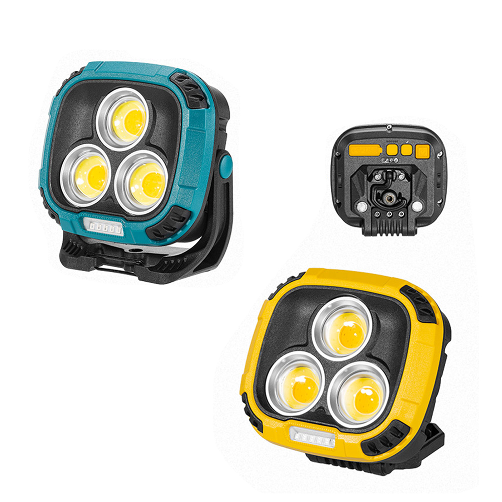 COB Multi-Function Portable Rechargeable Spotlight LED Working Lamp Emergency Portable Camping Light