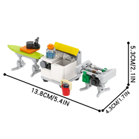 Vente en gros City Series Machine à laver fer à repasser à suspendre MOC MOOXI modèle de blocs de construction ensembles de jouets briques jouets promotionnels