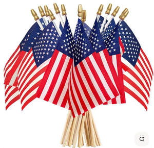 Custom Color&size&material <b>Mini</b> Desk Flag for Indoor Advertising Custom Promotion Gift Printed <b>Table</b> Flag - Product Image 4