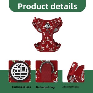 Harnais pour animaux de compagnie en maille respirante imitation nylon, vente directe du fabricant, adapté aux chats et aux chiens - Product Image 3
