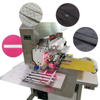 Machine à coudre automatique pour surjeter les poches des jeans