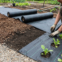 Toile de paillage agricole en PP tissé de haute qualité pour le contrôle des adventices en serre et dans le jardin