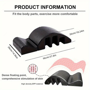 Bọt trở lại kéo dài massage hỗ trợ cho Pilates và Yoga-đa cấp thắt lưng hỗ trợ nêm - Product Image 3