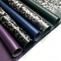 Rouleau de cuir synthétique extensible en silicone à imprimé géométrique diamanté métallique multicolore pour la décoration automobile, haute qualité