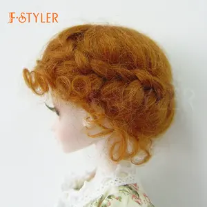 FSTYLER Doll Hair Mohair Braiding Doll Wigs Factory Customization Doll Accessories Wigs Wholesale Bulk Sale For BJD 1/4 1/3 1/6