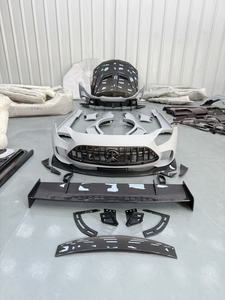 Kit de Carrocería Ancha Estilo GT3 para <span class=keywords><strong>Mercedes</strong></span> Benz <span class=keywords><strong>AMG</strong></span> <span class=keywords><strong>GT</strong></span> Coupé: Parachoques Delantero y Trasero de Fibra de Carbono, Faldones Laterales, Alerón, Pasos de Rueda <span class=keywords><strong>AMG</strong></span> GT3 - Product Image 6