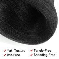 Tresses pré-étirées ISWEET pour femme, tissage double machine, fibres teintes haute température, qualité 9A, 26 pouces, sans nœuds