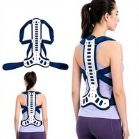 Correcteur de posture ajustable Mustools pour le soutien du dos des hommes et des femmes - Scoliose, kyphose, fracture de compression vertébrale