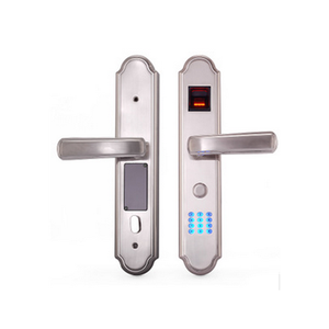 定制锌合金压铸指纹屋安全门把手门锁机构零件 - Product Image 1