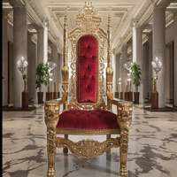 Chaise de trône de mariage à dossier haut, dernière tendance, durable, en bois massif, canapé pour l'extérieur et le salon, disponible à la vente