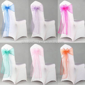 Chaise de qualité Foshan Guangzhou, ceinture en organza de cristal pour banquet de mariage - Product Image 6