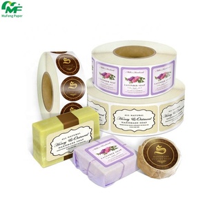 Tùy Chỉnh In Ấn Nhãn Hiệu Riêng Hand <span class=keywords><strong>Made</strong></span> Bán Buôn Không Thấm Nước Hữu Cơ Mặt Xà Phòng Bar Sticker Nhãn - Product Image 1