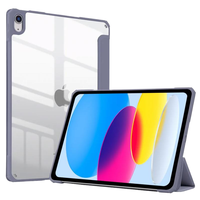 Étuis intelligents transparents en cuir PU pour Samsung Galaxy Tab S10 Lite 10,9 pouces 5G SM-X406B