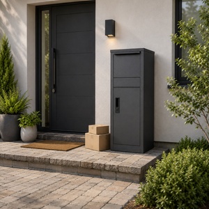Boîte <span class=keywords><strong>aux</strong></span> <span class=keywords><strong>lettres</strong></span> pour livraison à domicile avec compartiment de rangement verrouillable - Product Image 1